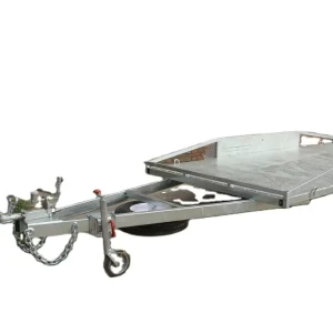 Australian Standard Hot Dipped Galvanized Car Trailer with Ramp Mini Excavator Trailer