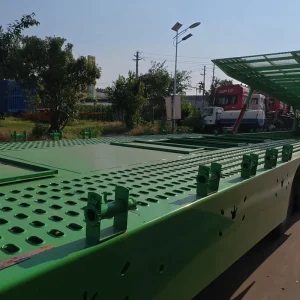 Auto Car Transporter Semi Trailer Double Layer Hydraulic Lifting Vehicle Carrier Truck Trailer