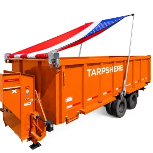 Automatic Dump Truck Tarp System for 4 Spring Aluminum Tarp Kit Fits up to 24′ Long and 95″ Wide