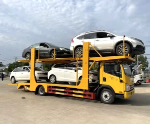 Automobile Vehicle Transport Truck Trailers 2 Unit 3 Unit 4 Unit Car Carrier Trailers SUV Car Transport