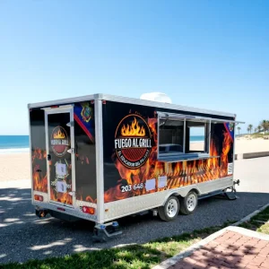Blackser OEM ODM Gelato Car Ice Cream Snack Food Trailer Hot Dog Restaurant Vehicle Outdoor Catering Market Stall