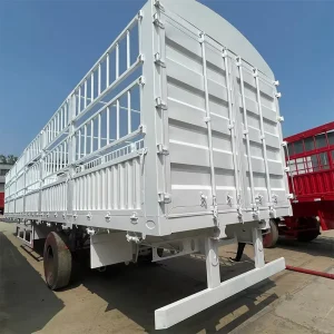 Brand New Transportation Cargo Semi Trailer Truck Trailers Fence Transport Animal 3 Axle 40T for Sale