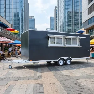 CAMPTRL Mobile Bar Trailer Vending Food Truck BBQ Concession Trailer Coffee Cart Hot Dog Ice Cream Fast Food Van