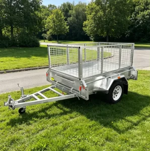 CE ADR SNCH Single Axle Cargo Trailer Fully Inspected Utility Vending Cart for Household Goods Pet Transport Small Logistics