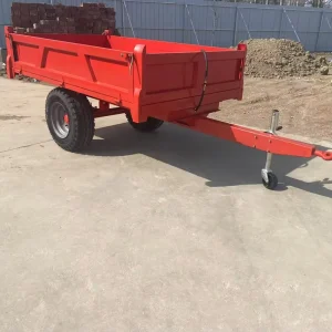 CJS Agricultural Trailers Hydraulic Dump for Transporting Construction Waste Straw Pastures Farm Trailer