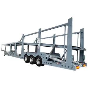 Car Carrier Semi Trailer 8 Car Bulk Shipping of Sedans for African Road Conditions Mechanical Double Deck Steel 3 Axles