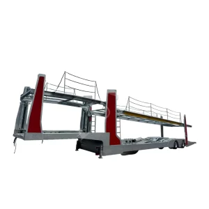 Car Carrier Trailer European Style 2 Axle 3 Axle 6/8/10 Bits Car Double Deck Transport Car Carrier Semi Trailer