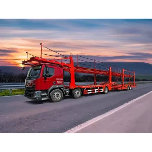 Car Carrier Trailer with Anti Theft Design for Cross Border Auto Transport