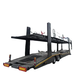 Car Trailer 2 3 Axles Car Carrier Transport Semi Trucks Trailer 6 Car Carrier Semi Trailers for Sale