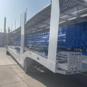 Car Transportation Semi-Utility Carrier Trailer Truck Trailers for Efficient Vehicle Transport