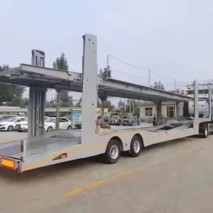 Car Transportation Semi Utility Carrier Trailer Truck Trailers for Efficient Vehicle Transport