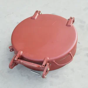 Carbon Steel One touch Quick open Manlid Manhole Assembly for Powder Cement Coal Ash Tank Truck and Semi Trailer