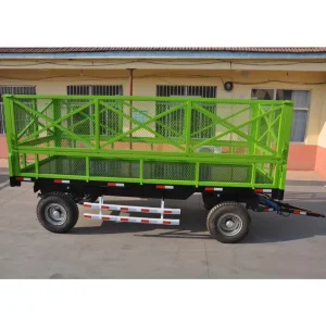 Cargo Transport Trailers 4 Wheel Cotton Farm Truck Trailer for Sale