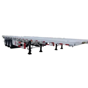 Cargo Truck New Flat Bed Transport 40FT Container Flatbed Trailer