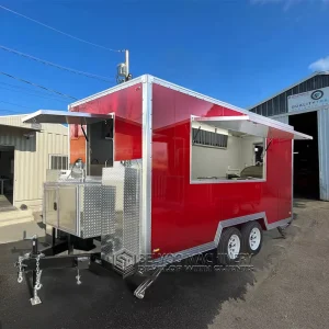 Catering Food Truck Fully Equipped Taco Trailers Mobile Kitchen Pizza Coffee Cart Ice Cream BBQ Truck Mobile Food Trailer