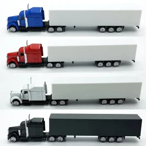 Children’s Diecast Model Pickup Car Trailer Truck Toys Transporter for 2 to 4 Years Old