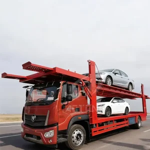 China 2 3 4 Axles Heavy Duty Transport Truck Double Deck Auto Vehicle Trailers Car Carrier Semi Trailer
