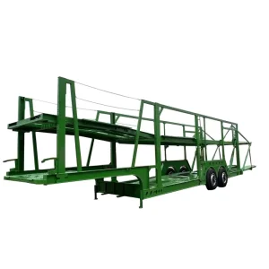China BAIPING TRUCK Electric Car Transport Full Trailer with 30 Ton Payload and for Brakes