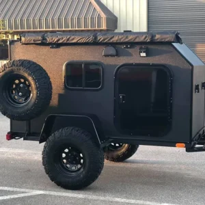 China Customizable On Off Road Small Steel Structure Expandable Camping Caravan RV Camper Trailers for Sale