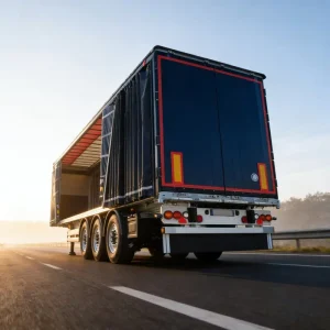 China Factory 3 Axles Drop Side Fence Semi Trailer for Bulk Cargo & Livestock Transportation