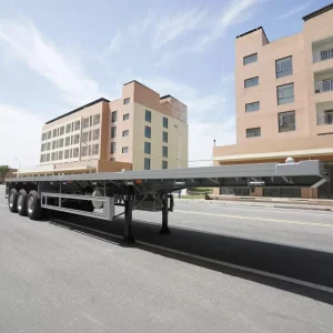China Factory Heavy Duty and extra Durability Designed Semi Truck Flatbed Semi Trailer for Africa