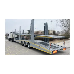 China Factory Provide New 2 Axle Heavy Duty Truck Transportation Utility Car Carrier Semi Trailer
