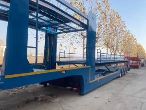 China Factory Steel Semi Trailer Car Carrier Truck Trailer with 25001 30000kg Payload for Sale