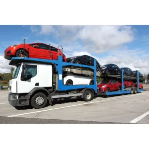 China Supplier 6 Cars Carrying Vehicle Car Transporter Truck Car Carrier Trailer