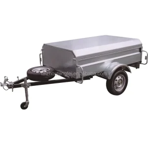 China Tandem Axles Duty Galvanised Box Trailer A07