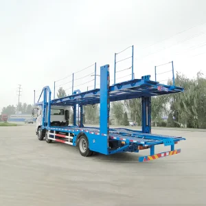 China Trade Single Axles Car Trailers Car Carrier Semi Trailer 6 Car Carrier Trailers