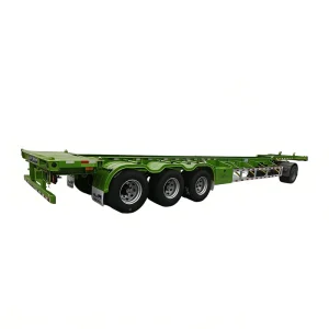 China Trailers Manufacture Shipping Container Utility Semi-trailer 20FT 40FT Cargo Skeleton Container Semi Trailer Truck