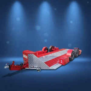 Chinese Dual Axle Hydraulic Lift Car Trailer Customizable Size High End Quality Trailer for EU Market