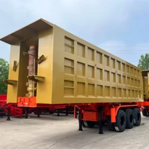 Chinese Factory 2 3 4 Axles 30 40 50 60 Ton Tipper Dump Trailer 30 CBM Load Hydraulic Semi Trailer with Steel Construction