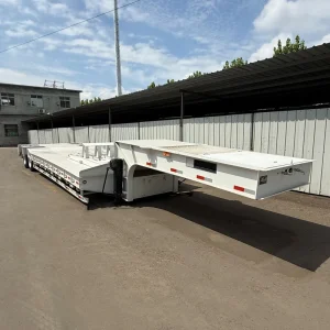 Chinese Factory Manufactured Truck Trailer Professional Multifunctional Special Vehicle Semi Lowbed Trailer Steel