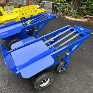 Commercial 1000kg Steel Electric Dolly Load Easy Move Car Trailer Hand Pallet Truck for Moving Inflatable Goods