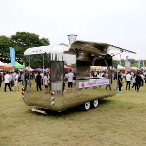 Commercial Portable Collapsible Foldable Food Truck Food Shopping Utility Cart with Wheels