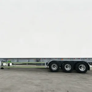 Commercial RHINOSTRONG Steel Extendable Skeleton Semi Trailer Adaptable for 20ft 40ft Containers >30000kg Payload