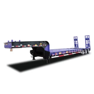 Commercial Steel Truck Trailers 3 4 Axle Semi Trailer for Truck Use