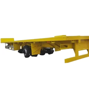 Commercial Truck Trailers 3 Axle Low Flatbed Design for Heavy Equipment Transport Lowboy Low Bed Semitrailer