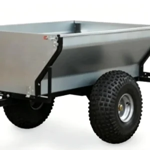 Commercial-grade Multi-purpose Trailer Equipped with an Arm Crane Suitable for ATVs UTVs or Garden Tractors