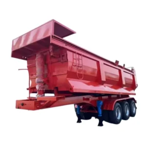 Construction Sand Stone Coal Transport 2/3/4/5 Axle Hydraulic Dump Semi Trailer Heavy Duty U Type Tipper Carbon Steel 60 Ton 13M