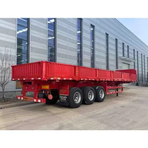 Cost effective Utility 3 Axle 50 60 Ton Enclosed Cargo Trailer Fence Side Wall Semi Trailer