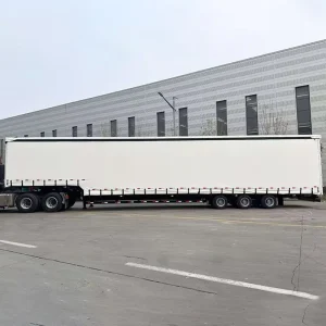 Curtain Side Semi Trailer With Double Decker System for Multipurpose Freight Distribution Logistics
