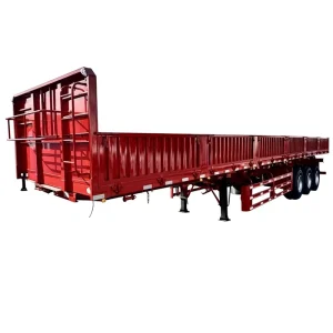 Custom 13m Fence Cargo Semi Trailer Truck Trailer for Container Loading and Multi Purpose Transportation