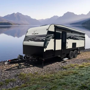 Custom 2 Person Travel Sleeping Capacity Trailer Bathroom Expand Living Space Trailer Houses for Travelling