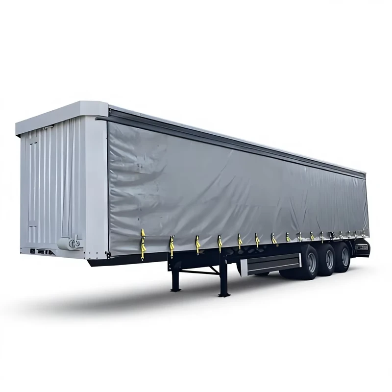Custom 3 Axle 40 Feet 45 Feet Side Steel Curtain Semi Trailer 60T Payload Truck Trailer