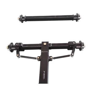 Custom 4 Wheel Steering Front Axle Assembly Trailer Axle Chassis Spare Part