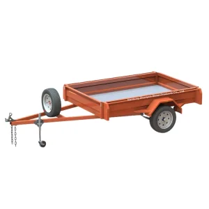 Custom 8×5 Utility Box Trailer Small Heavy Duty Trailer for General Hauling and Farm Use
