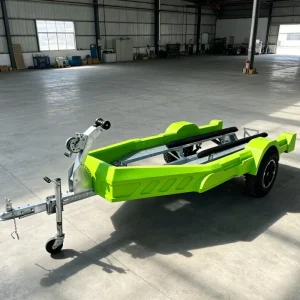 Custom Color Single Axle Galvanized Jet Ski Trailer with Winch for Small Boat and Watercraft Transport