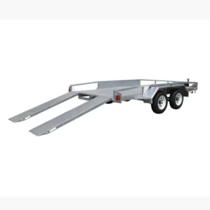 Custom Heavy Duty 5000kg Payload Capacity Checker Plate Floor Car Transport Trailer
